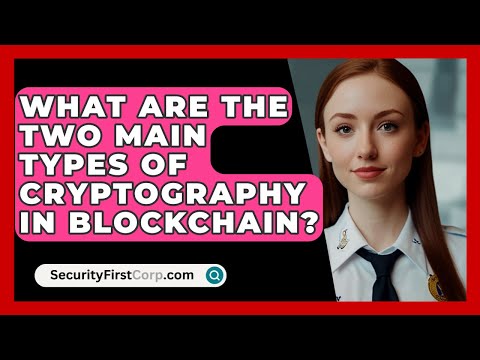 What Are The Two Main Types Of Cryptography In Blockchain? - SecurityFirstCorp.com