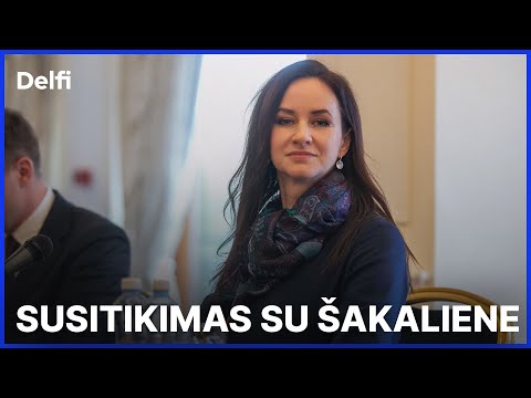 Tiesiogiai – iš Vyriausybės: premjerės Ruginienės komentaras po susitikimo su Šakaliene