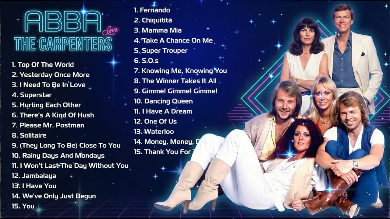 ABBA Greatest Hits 70s-90s 🎶 Best Oldies Collection