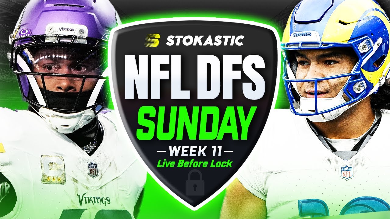 NFL DFS Live Before Lock | Week 11 NFL DFS Picks for DraftKings & FanDuel