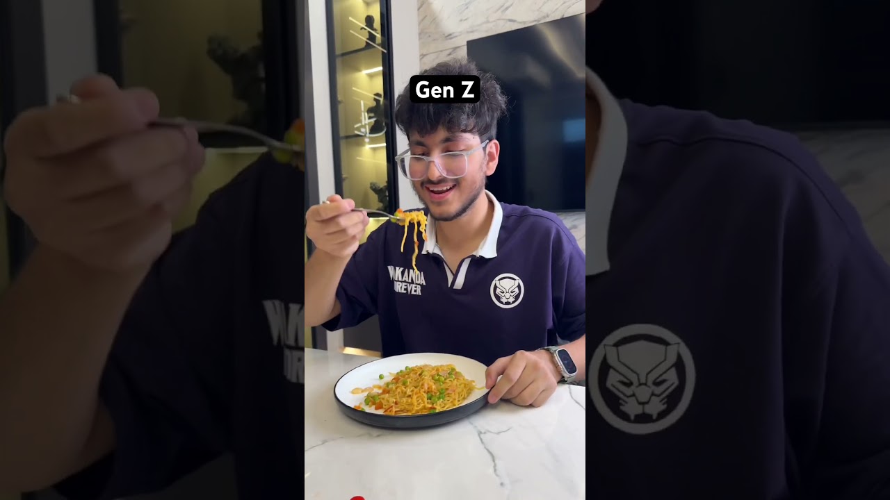 Gen Z's Unique Maggi Eating Style 😂