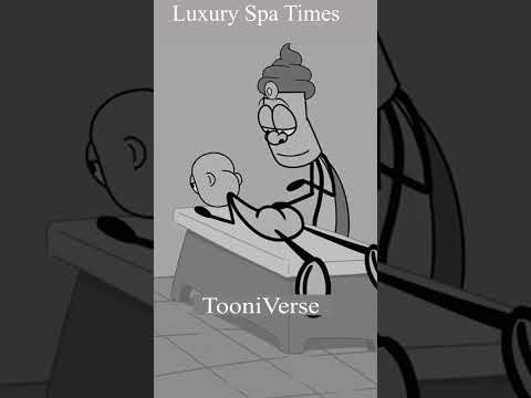 Funny Spa Cartoon | Relaxing 2D Animation | English Comedy Short