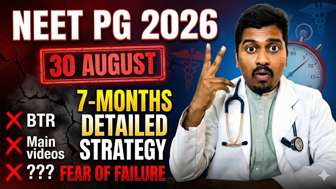 100-100 Strategy for NEET PG 2026 📚 - Dr. RMD