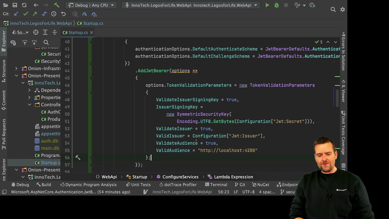 Distributed Programming Fullstack 2021 | S3P9 | Security: JWT Validation with Audience and Issuer