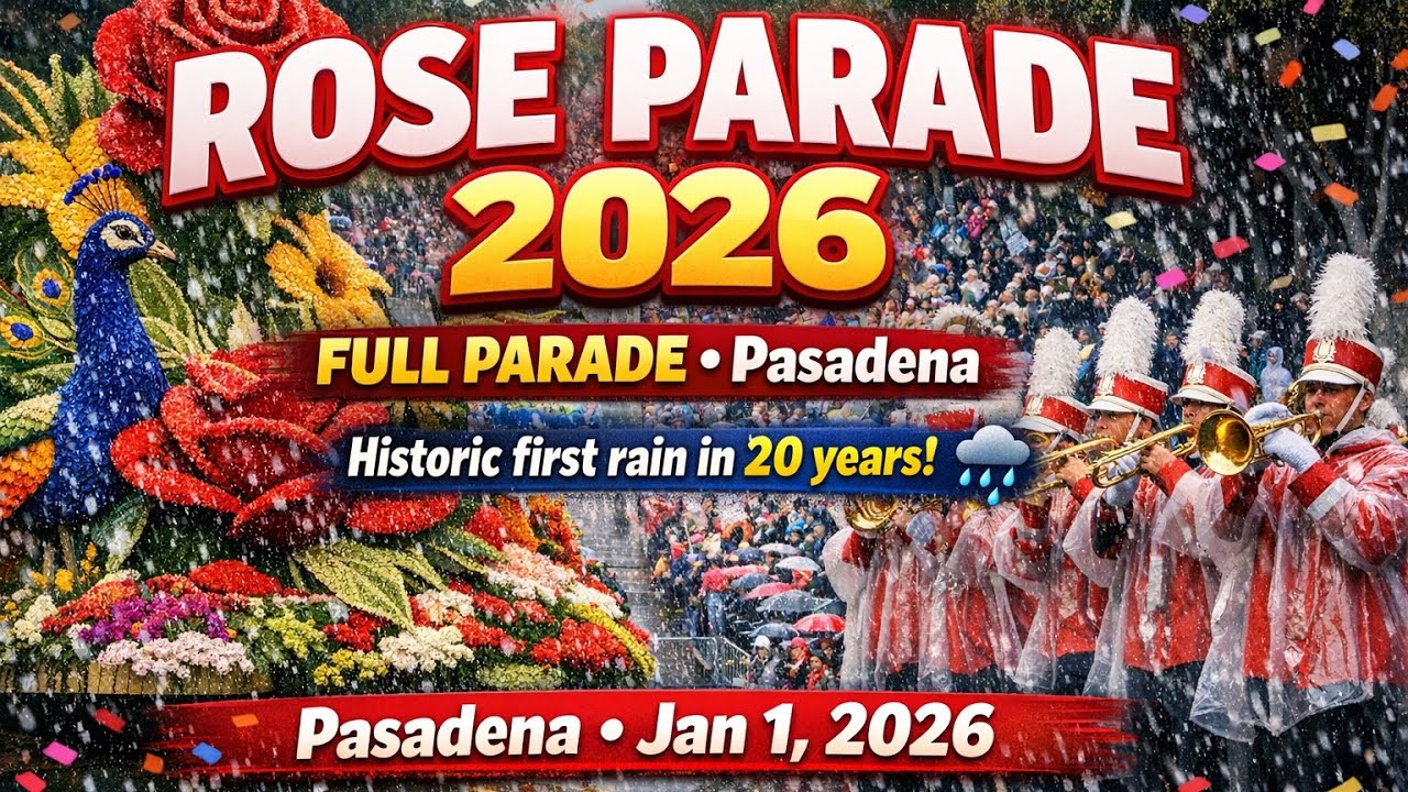 Rose Parade 2026 in Pasadena 🌹 Full Coverage