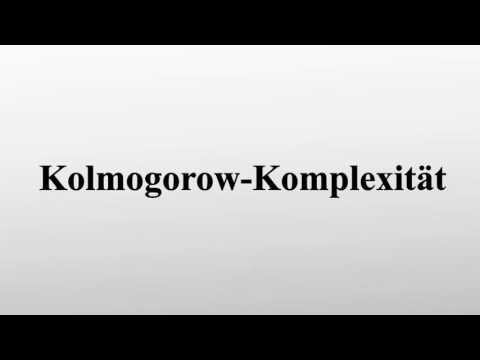 Kolmogorow-Komplexität