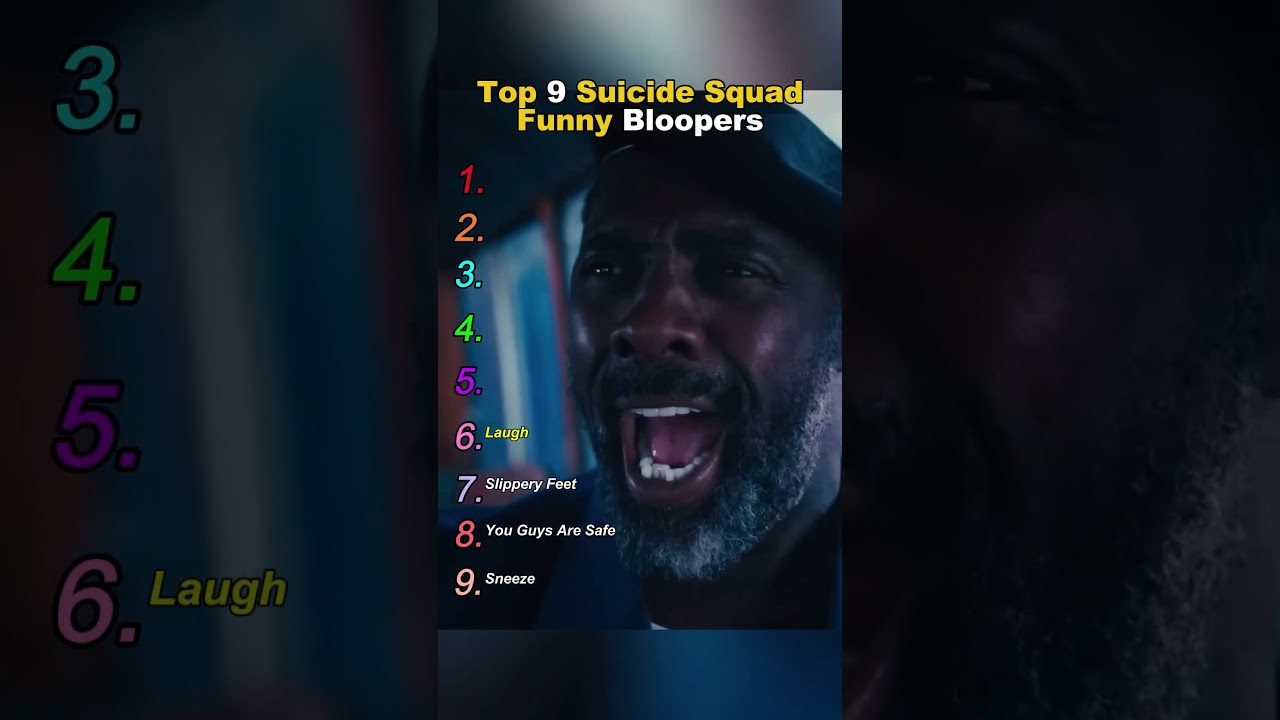 Top 9 Funny Bloopers from Suicide Squad