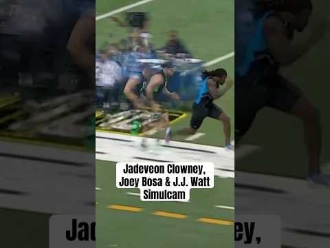Jadeveon Clowney, Joey Bosa & J.J. Watt 40-yard dash!