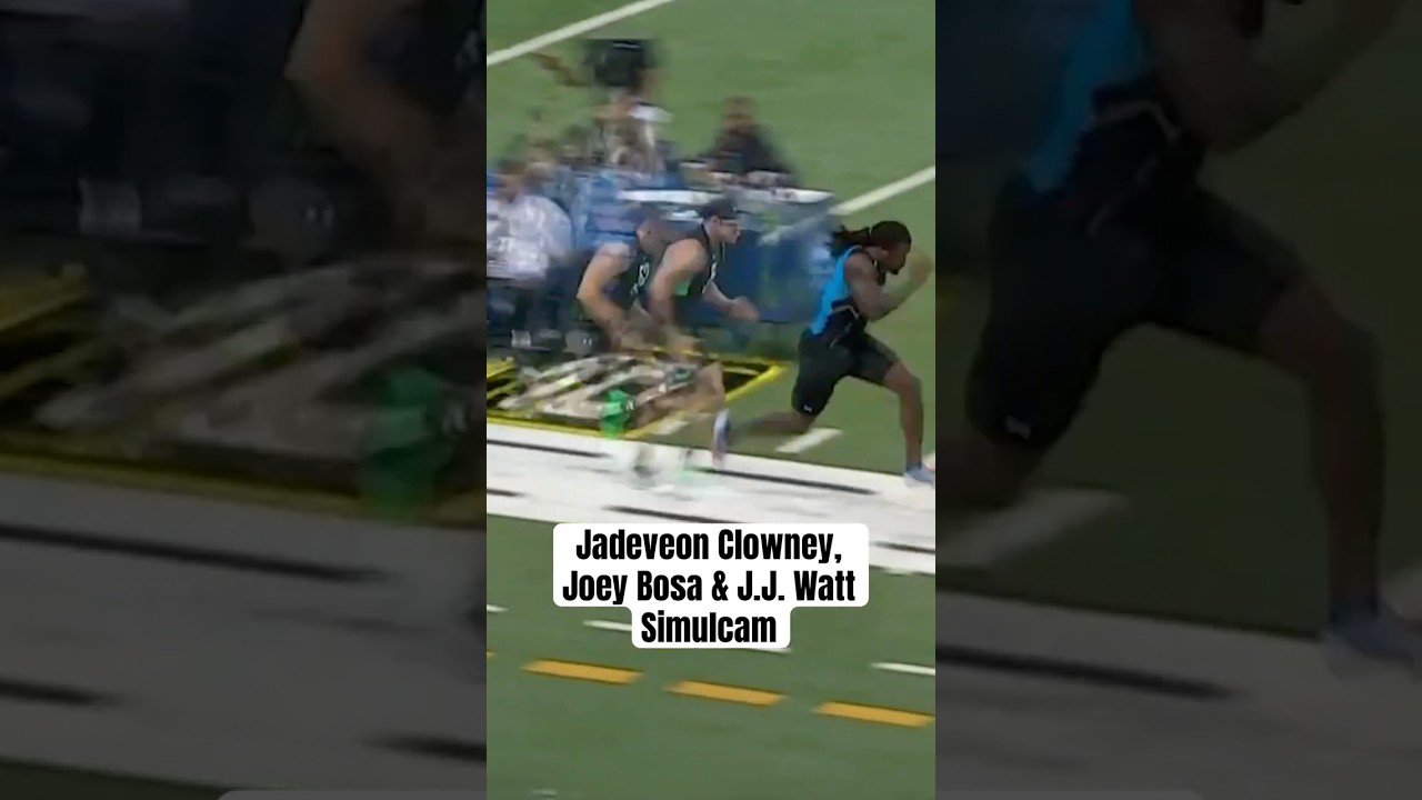 Watch Jadeveon Clowney, Joey Bosa & J.J. Watt's Amazing 40-Yard Dash! 🏃‍♂️