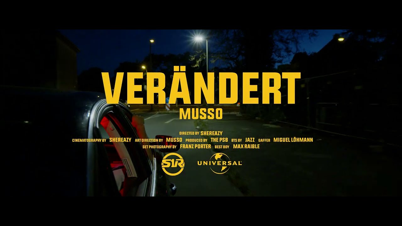 Musso - VERÄNDERT (Official Video) 4K 🎥