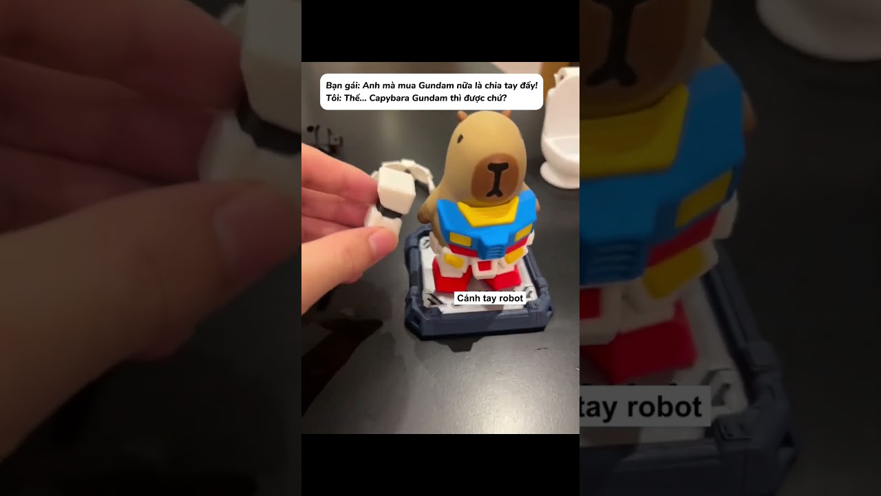 Capybara Độ Robot! #dochoidocla