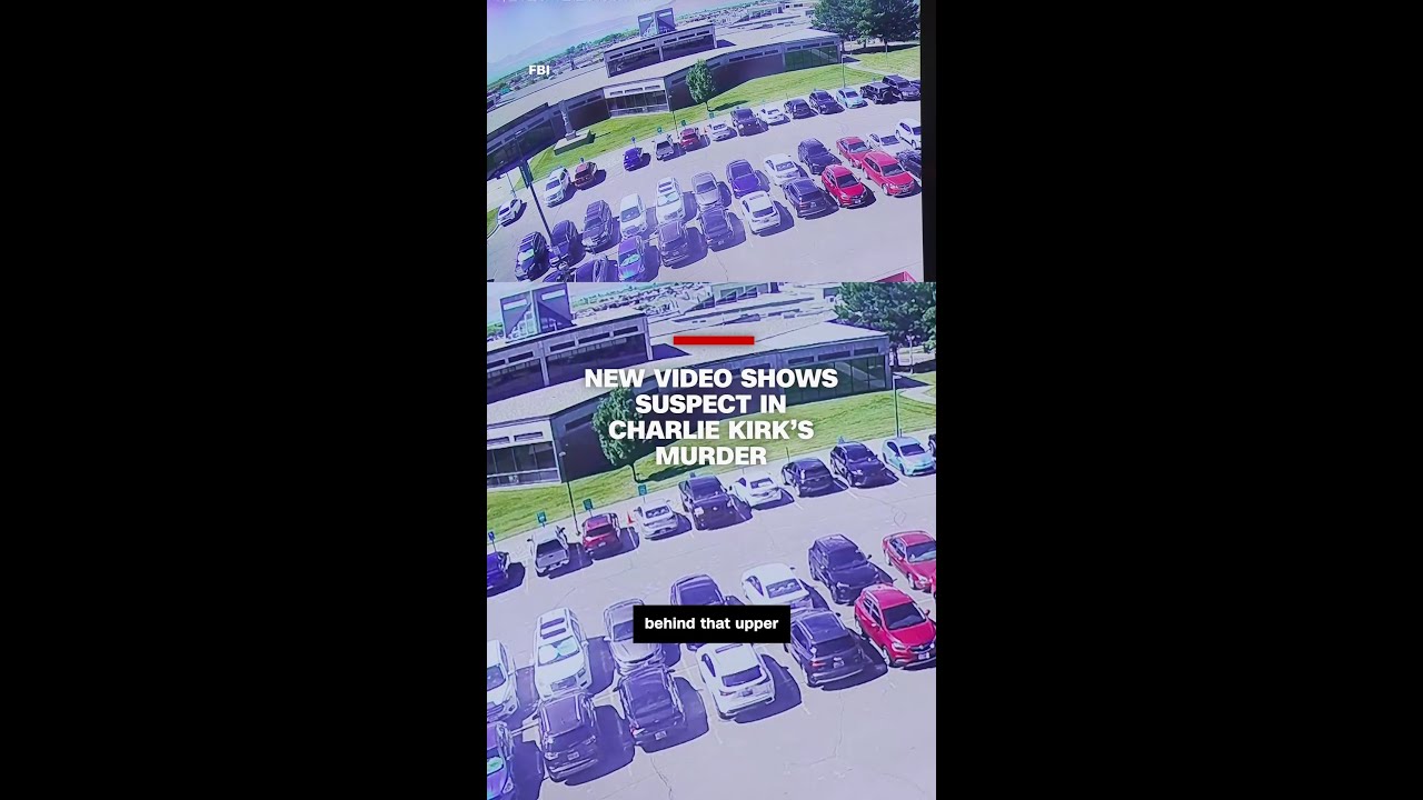 New video shows suspect in Charlie Kirk's murder