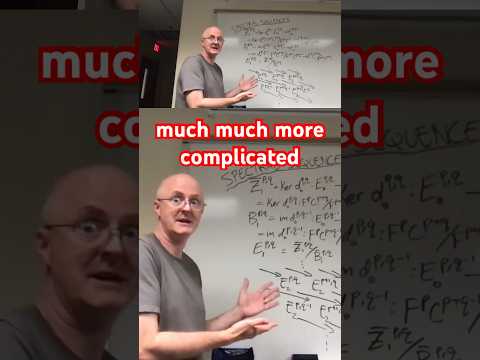 SPECTRAL SEQUENCES are HARD!! #hardmath #topology #abstractalgebra