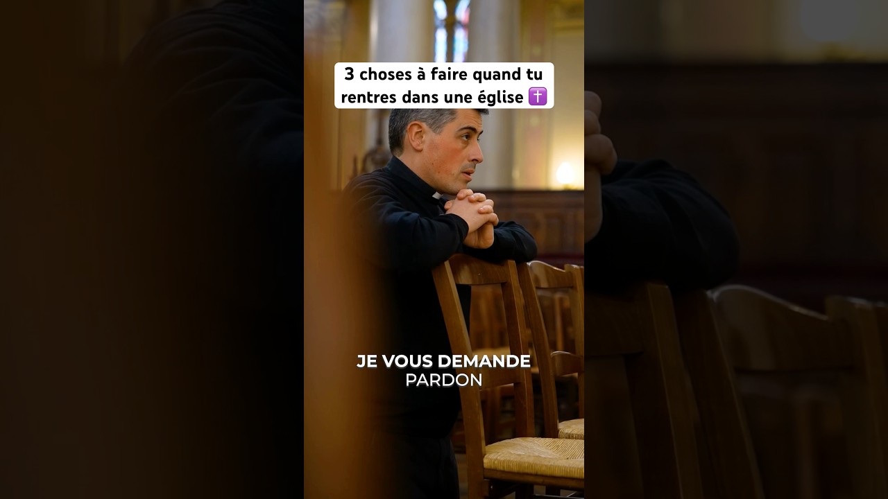 Voici 3 choses à savoir quand tu rentres dans une église ✝️ #eglise #chrétiens  #catholique