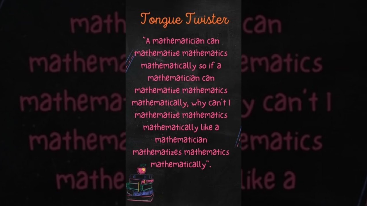 Challenge Your Brain with This Fun Mathematics Tongue Twister! 🧠
