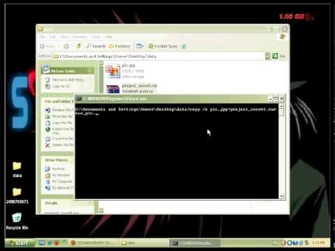 HOW TO HIDE YOUR DATA BEHIND PICTURE [STEGANOGRAPHY]