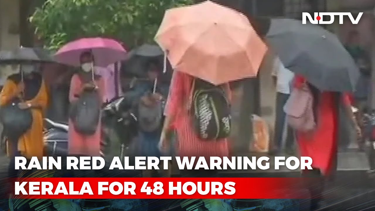 Kerala Issues Red Alert As Heavy Rain Continues