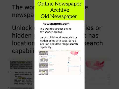 Online Newspaper Archive Old Newspapers ( newspapers.com )