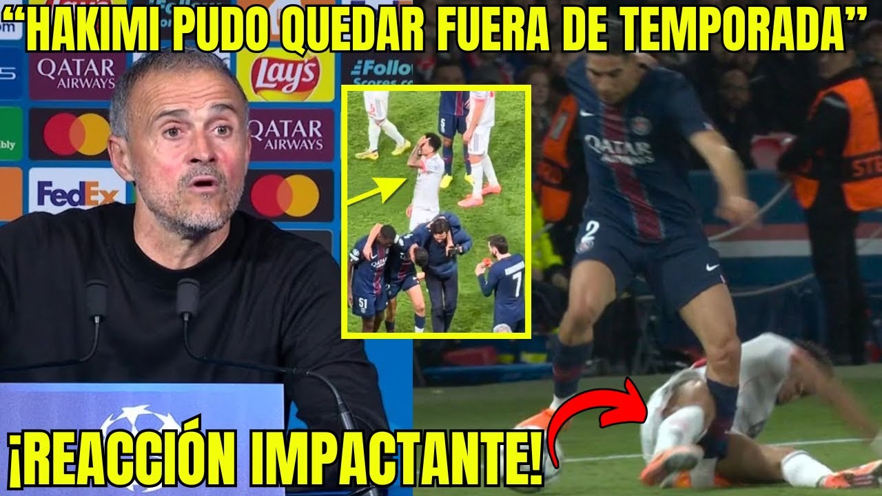 Luis Enrique Sin Rodeos: Su Impactante Reacción ante la Ausencia de Luis Díaz y la Lesión de Hakimi ⚽
