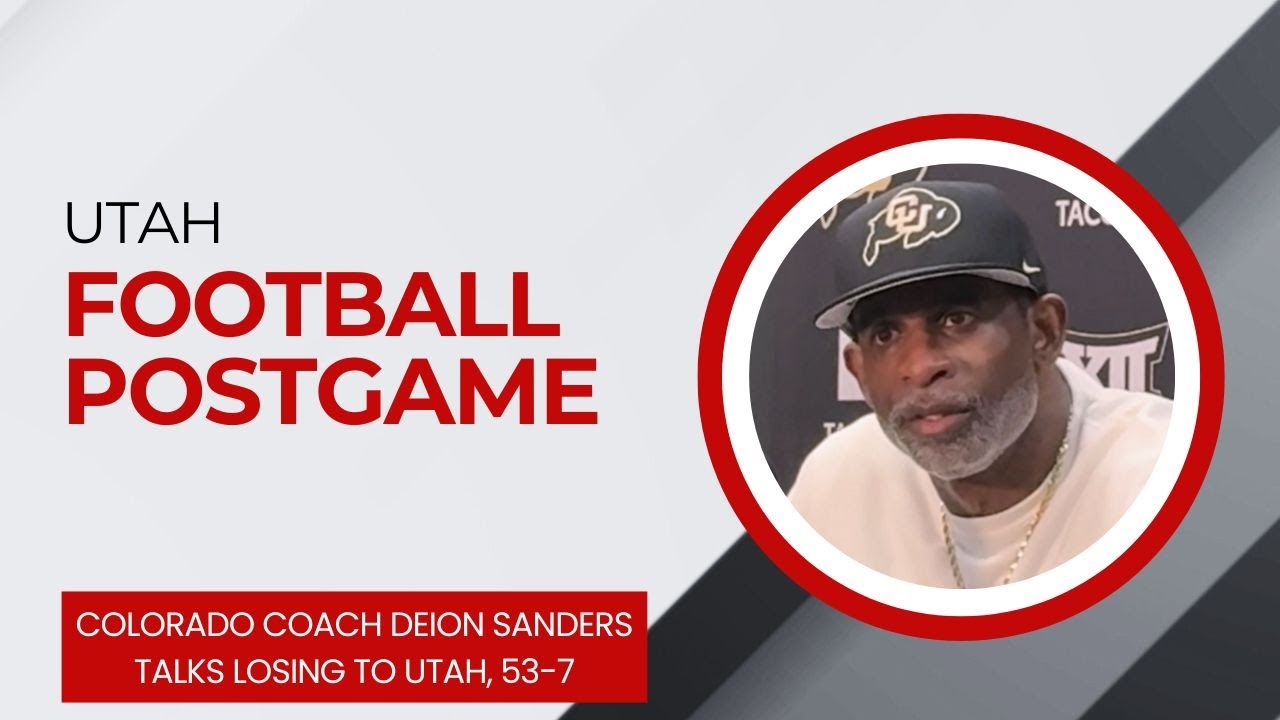 Deion Sanders Reacts to Colorado's Heavy 53-7 Loss to Utah π