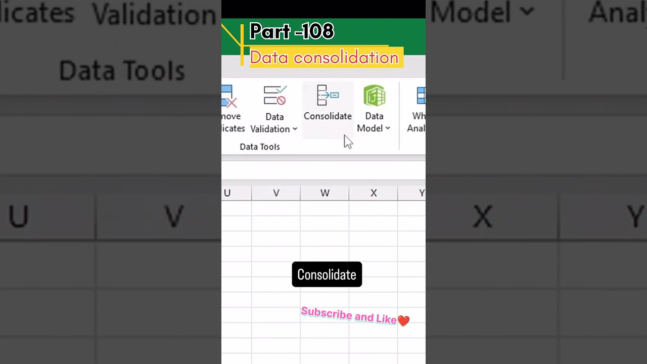 🔥 Quick Excel Data Consolidation: Merge 6 Sheets into 1 in Seconds! 🎁