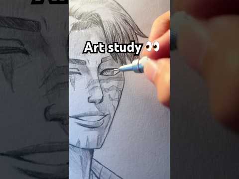How to do a SIMPLE art study👀 #drawing #arttutorial