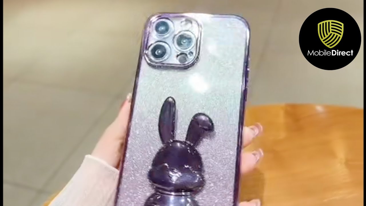 Husa CUBZ Glitter Rabbit with Kickstand