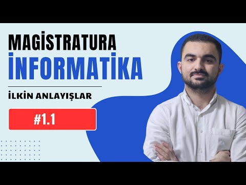 DƏRS 1.1 İNFORMATİKANIN İLKİN ANLAYIŞLARI | ƏMRAH ƏHMƏD