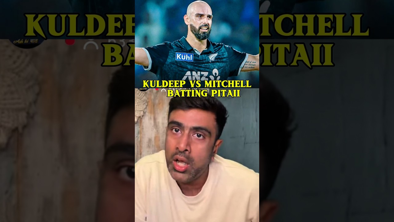 Kuldeep & Mitchell's Intense Batting Clash 😱