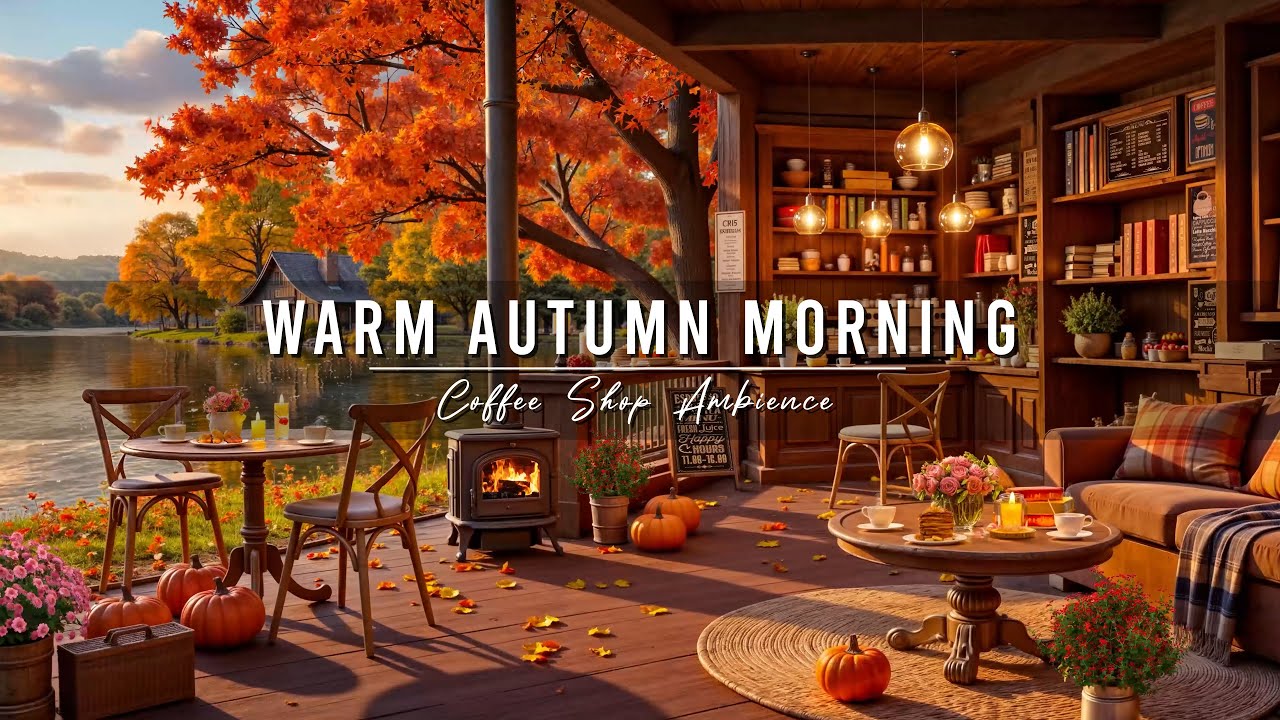 Start Your Day with Cozy Autumn Jazz & Coffee Shop Vibes ☕️🎶