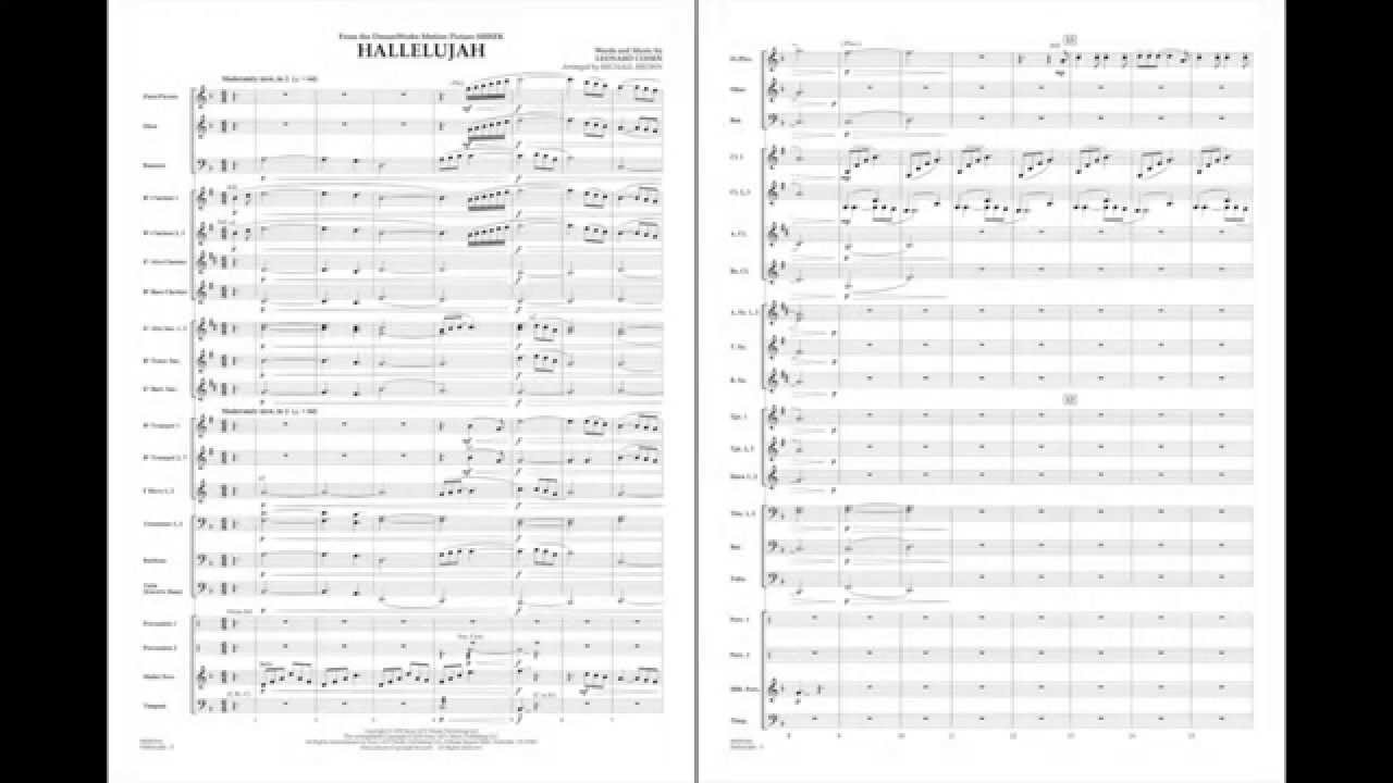 Hallelujah by Leonard Cohen - Concert Band Arrangement 🎶