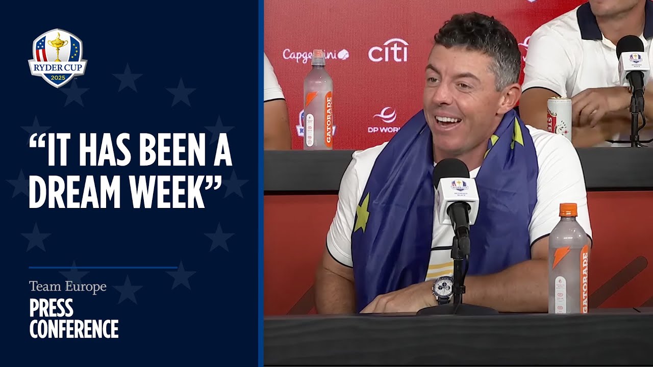 Team Europe Post-Ryder Cup 2025 Press Conference at Bethpage Black