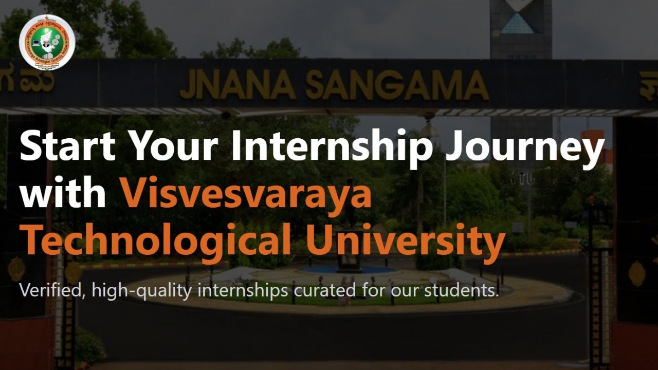 VTU Internship Process & Portal Guide 🖥️