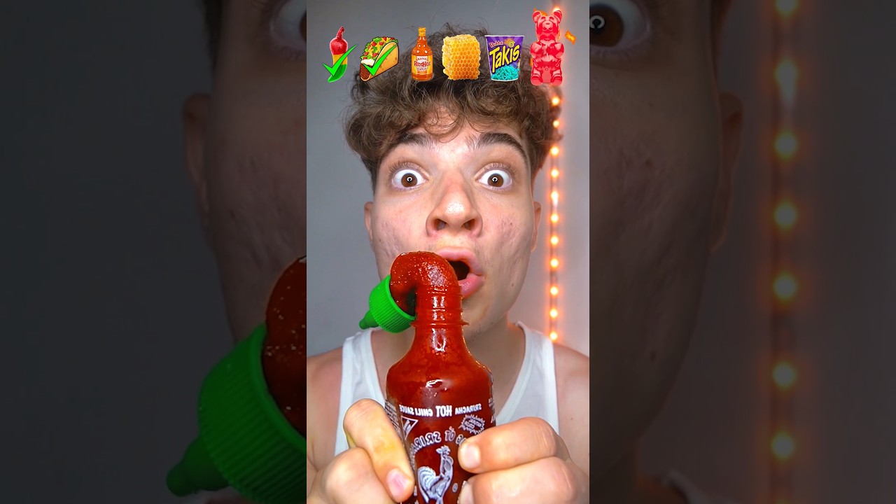 Extreme Spicy Gummies ASMR Challenge 🌶️