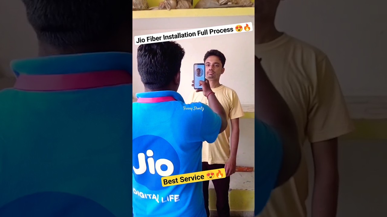 Jio Fiber WiFi Installation Process 🚀