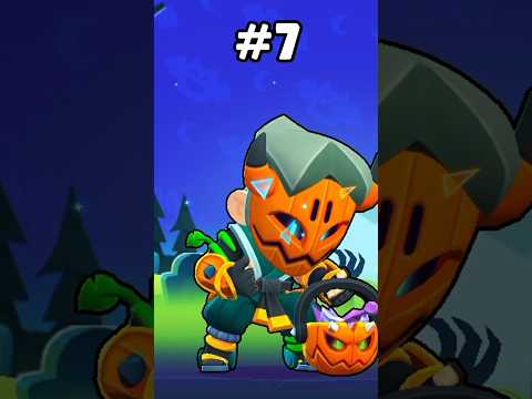 Rankeando as skins do FANG 👟 #brawlstars