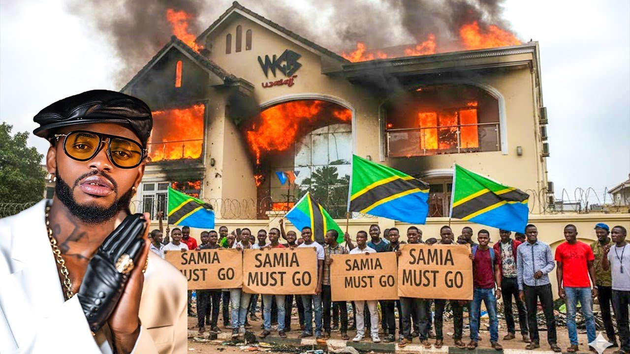 Diamond's TV Station Burns Down 😢🔥