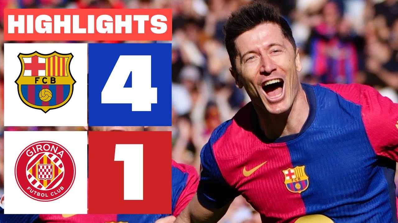 FC BARCELONA 4 - 1 GIRONA FC I RESUMEN LALIGA EA SPORTS
