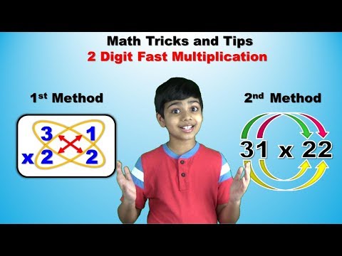 2 digits fast multiplication trick | Easy and fast way to learn | Shortcut trick to multiply
