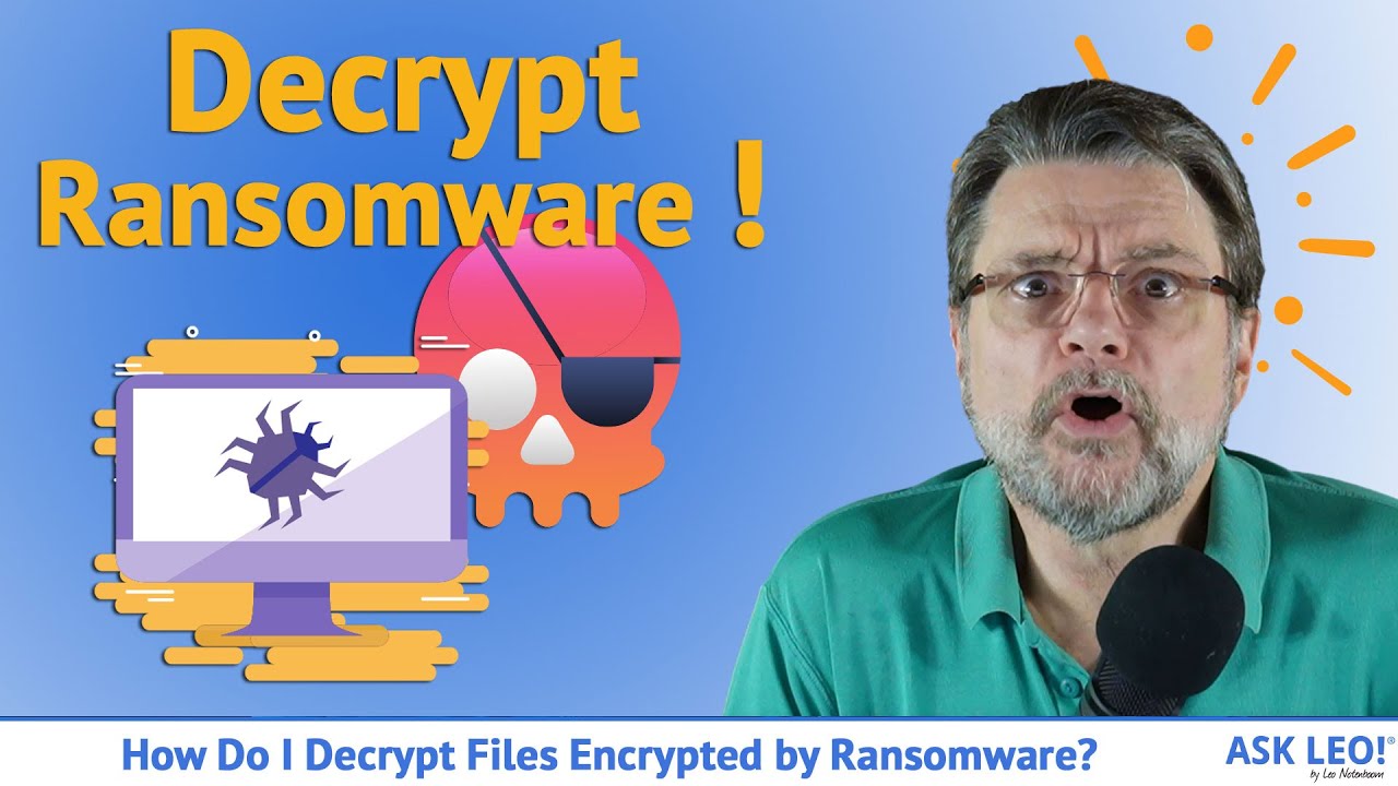 How Do I Decrypt Files Encrypted by Ransomware? The Straws Available to Grasp At