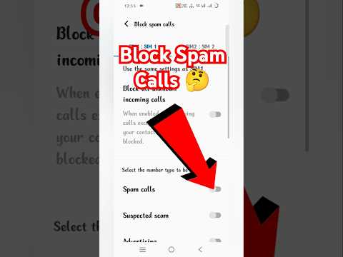 Spam Call Kaise Band Kare | How To Block Spam Calls | #sorts #viral #tech #trending #sortfeed