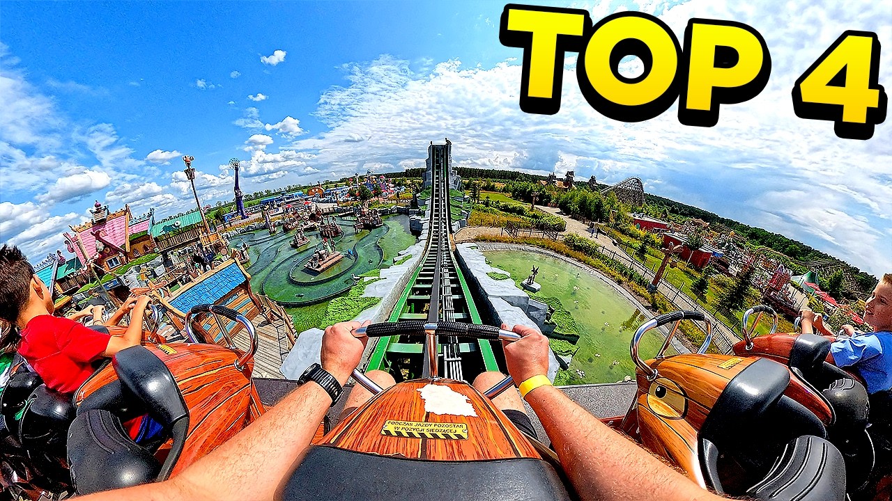 TOP 4 Top 4 Must-See Attractions in Majaland 2025 🎢 | Epic Smooth POV Rides