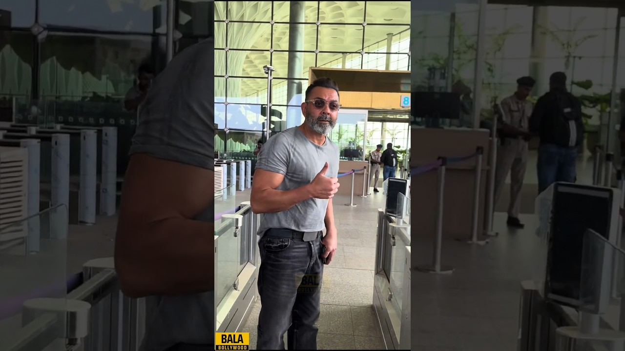 Bobby Deol Spotted at Airport βοΈ β See the Latest Look!