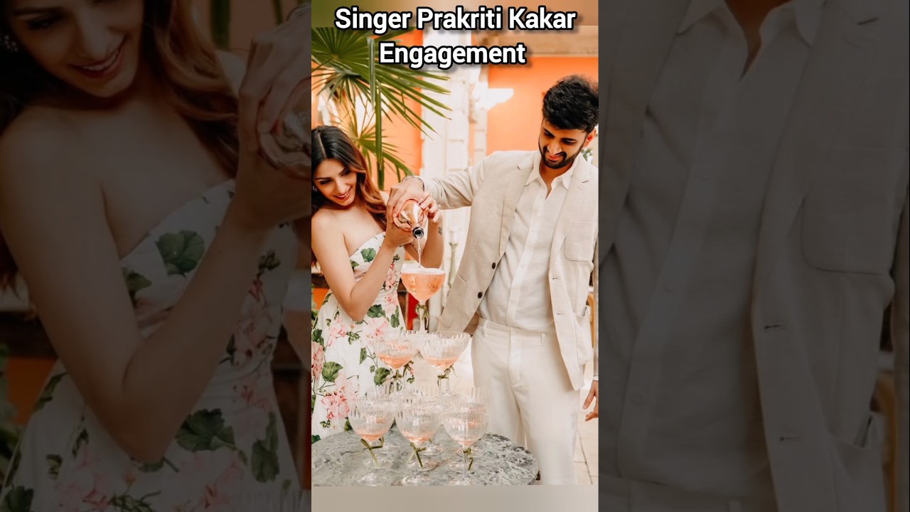 Singer Prakriti Kakar Engagement Video #prakriti #prakritikakar #fashion #bollywood #shorts #sing