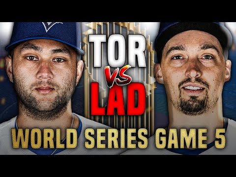 TORONTO BLUE JAYS vs LA DODGERS - LIVE Stream - WORLD SERIES GAME 5
