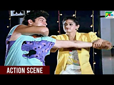 Sridevi's Fight Scene in Jawab Hum Denge 💥