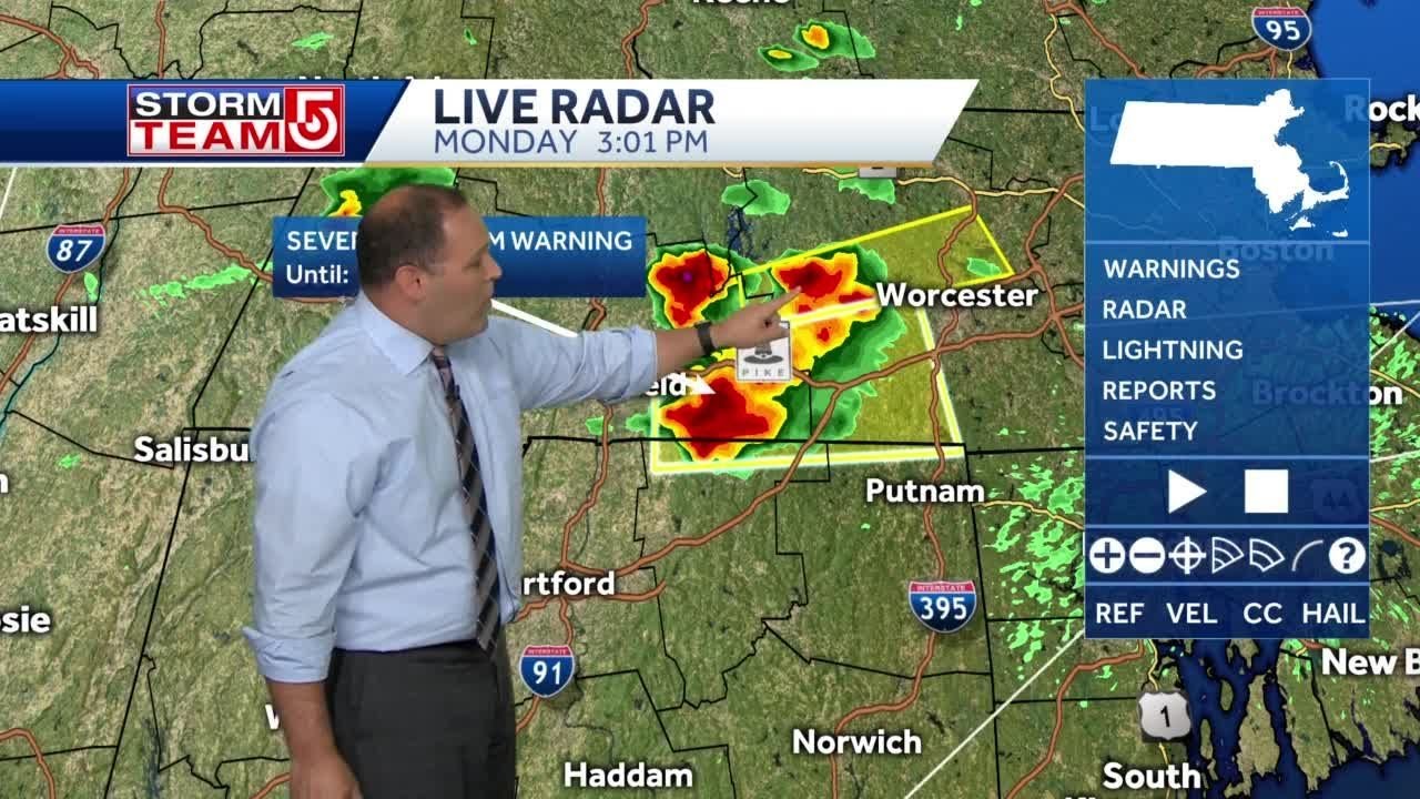 Severe Thunderstorm Warnings Issued for Parts of Massachusetts