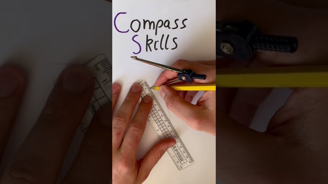 Protractor? Switch to a Compass for Better Math Skills! ✏️ #shorts