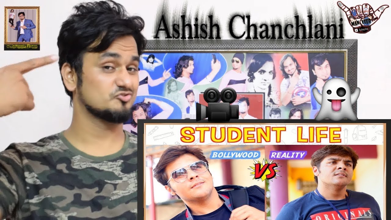 Student Life - Bollywood vs Reality | Ashish Chanchlani | Indian Reaction