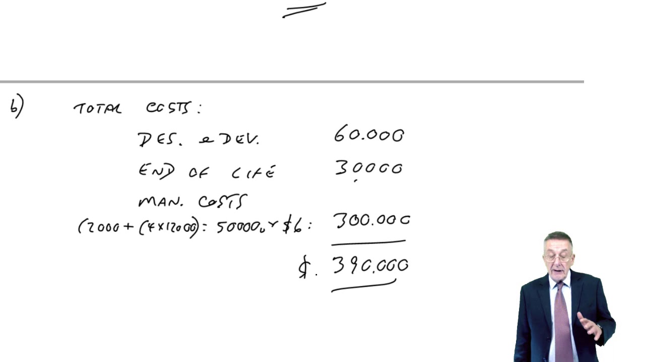 Life cycle costing (part 2) - ACCA Performance Management (PM)